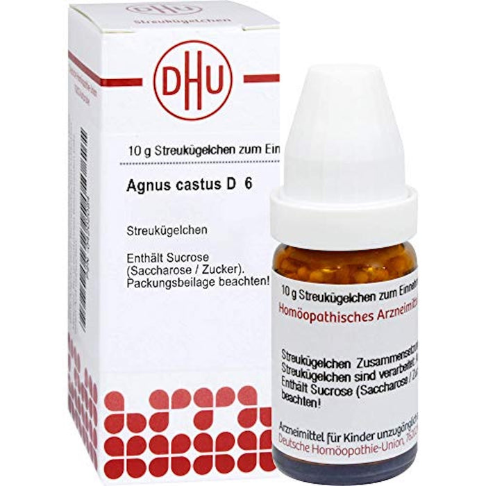 DHU Agnus castus D6 Streukügelchen, 10 g Globuli