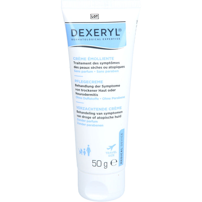DEXERYL Pflegecreme bei trockener Haut und Neurodermitis, 50 g Creme