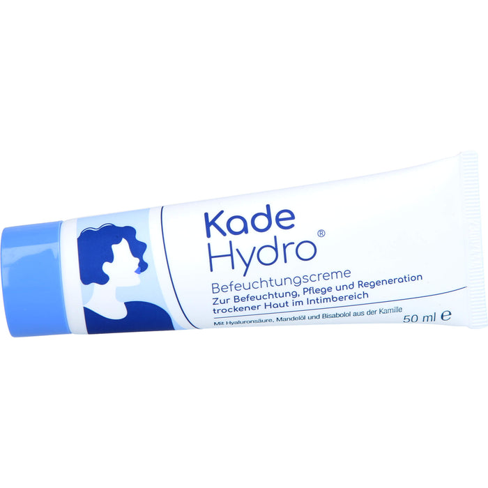 KadeHydro Befeuchtungscreme zur Befeuchtung, Pflege und Regeneration der Haut im äußeren Intimbereich, 50 ml Creme