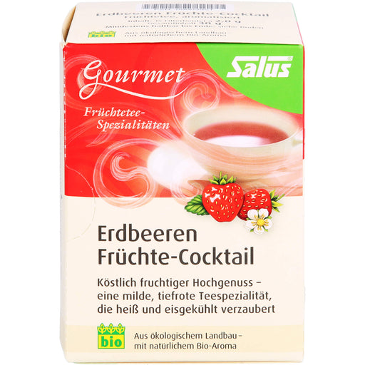 Salus Gourmet Tee Erdbeeren Früchtecocktail, 15 St. Filterbeutel