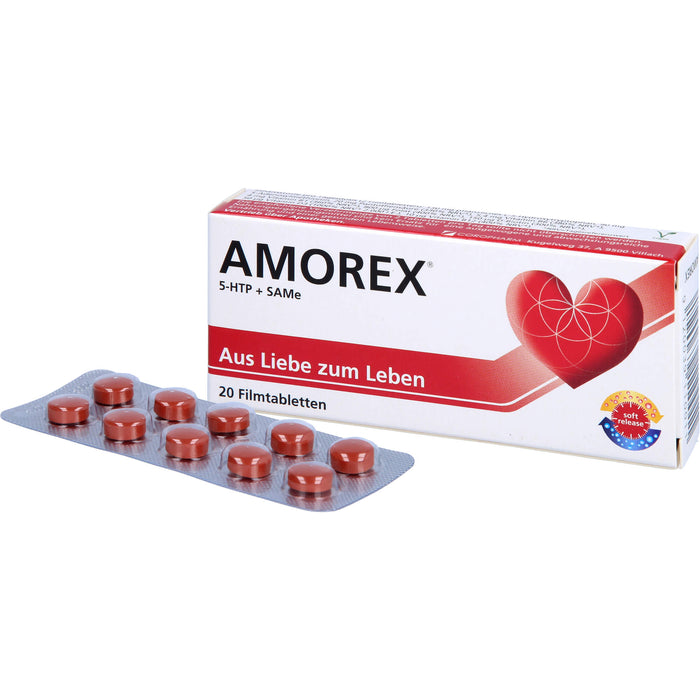 AMOREX Filmtabletten bei Liebeskummer und Trennung, 20 St. Tabletten