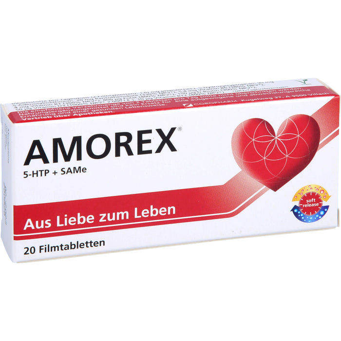 AMOREX Filmtabletten bei Liebeskummer und Trennung, 20 St. Tabletten