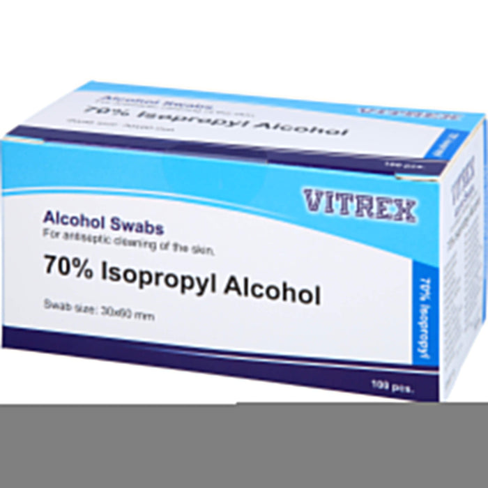 Vivomed Alkoholtupfer zur antiseptischen Reinigung der Haut, 100 St. Tupfer