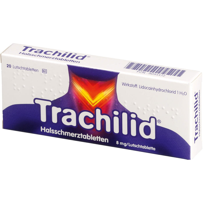 Trachilid  Halsschmerztabletten, 8 mg/Lutschtablette, 20 St. Tabletten