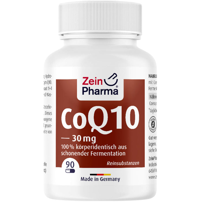 ZeinPharma CoQ10 30 mg Kapseln, 90 St. Kapseln