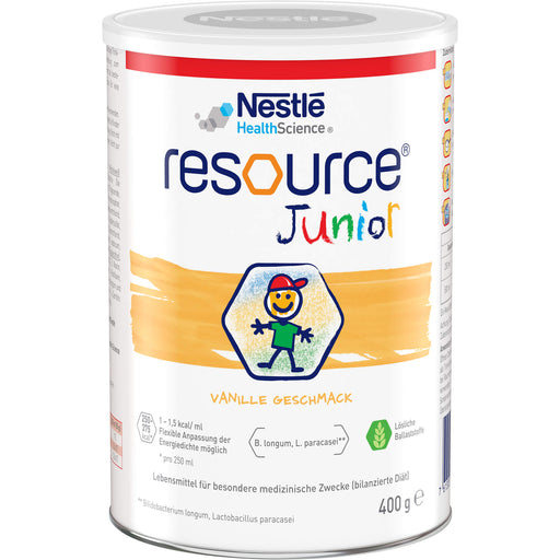 Nestlé Resource Junior Trink- und Sondennahrung für Babys ab dem 12. Monat mit Mangelernährung, 400 g Pulver