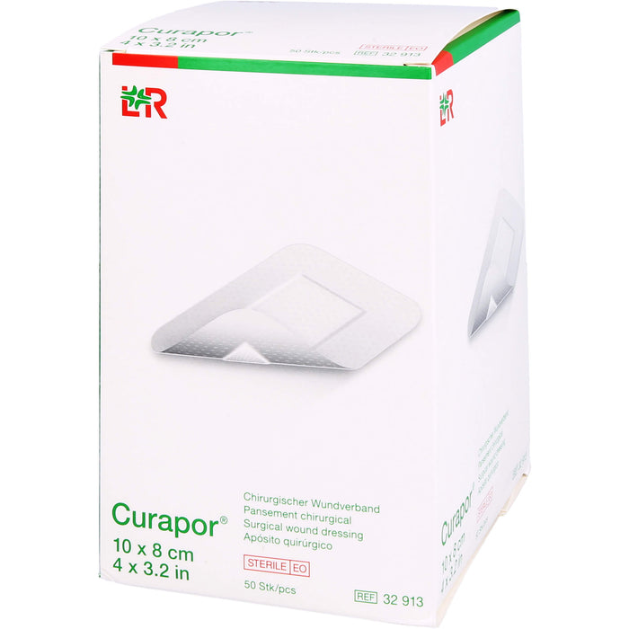 CURAPOR Wundverband 10 x 8 cm steril, 50 St VER