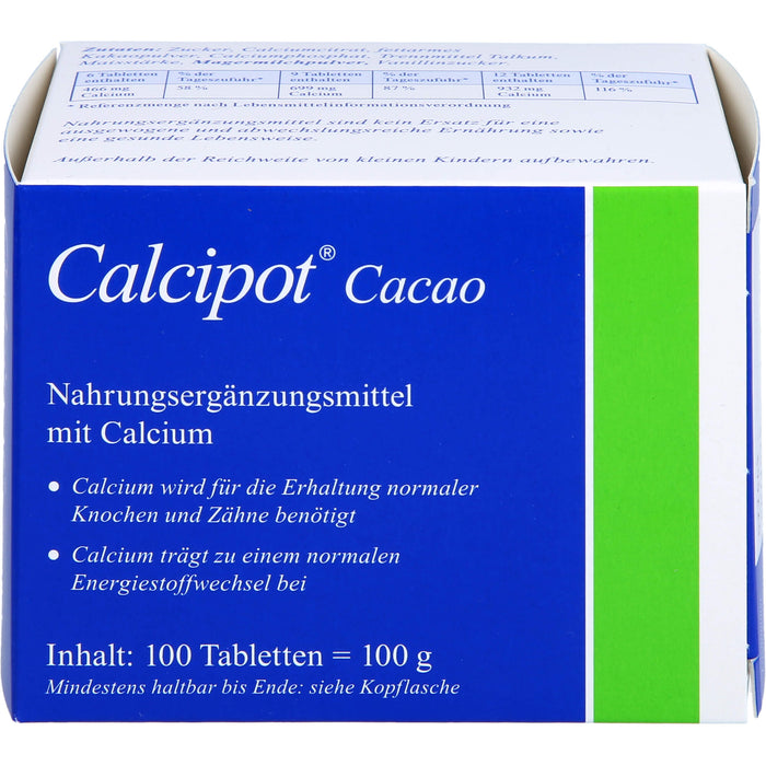 Calcipot Kautabletten, 100 St. Tabletten