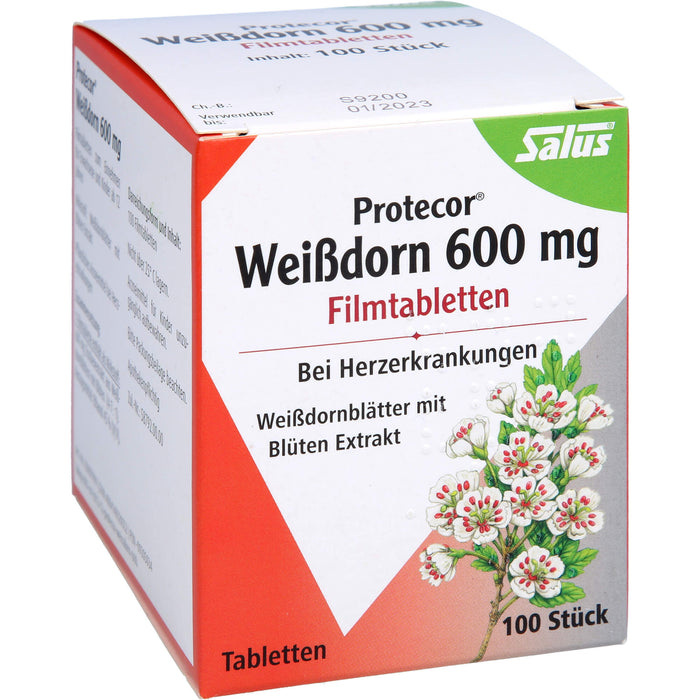 Protecor Weissdorn 600mg Filmtbl., 100 St. Tabletten