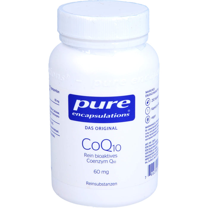 Pure Encapsulations CoQ10 Coenzym Q10 60 mg Kapseln, 250 St. Kapseln