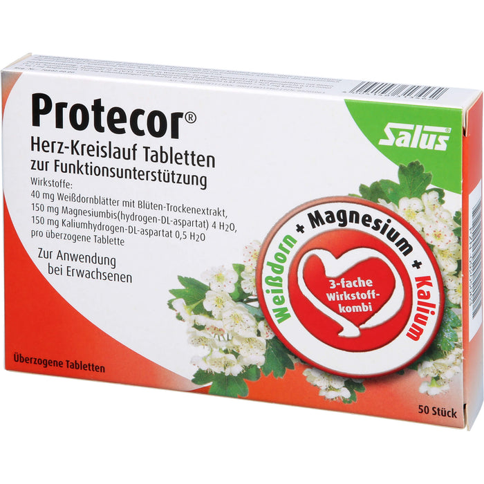 Salus Protecor Herz-Kreislauf Tabletten zur Funktionsunterstützung, 50 St. Tabletten