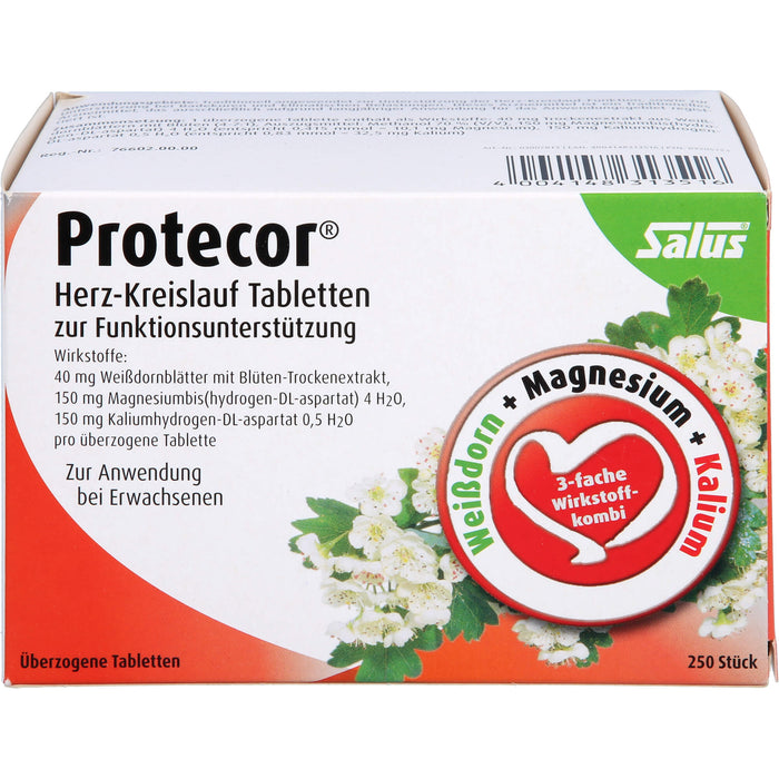 Salus Protecor Herz-Kreislauf Tabletten zur Funktionsunterstützung, 250 St. Tabletten