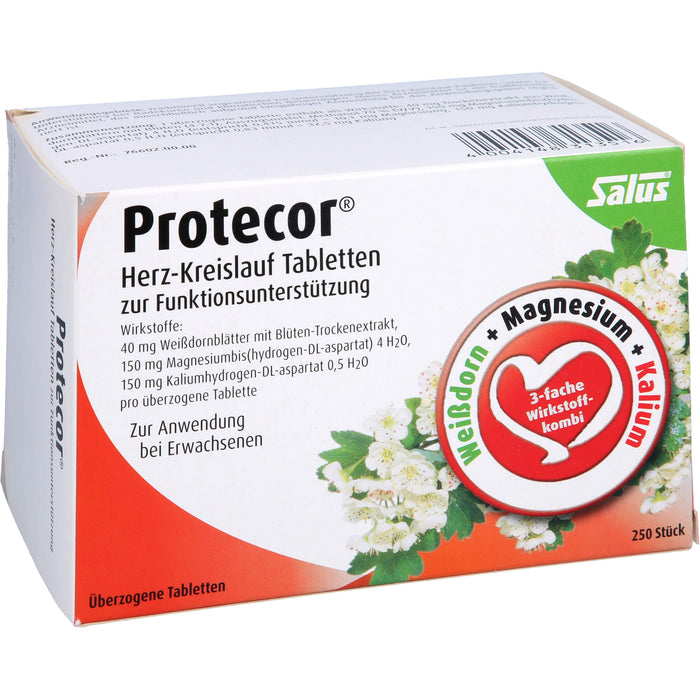 Salus Protecor Herz-Kreislauf Tabletten zur Funktionsunterstützung, 250 St. Tabletten