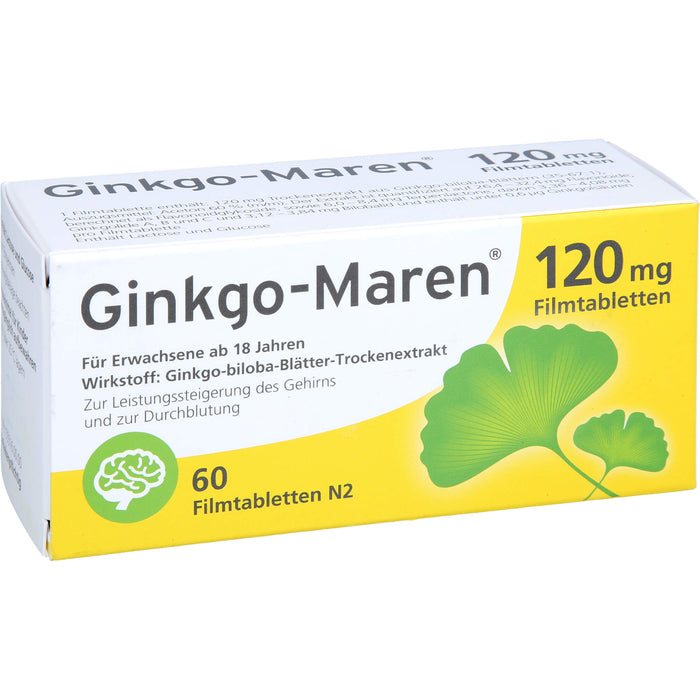 Ginkgo-Maren 120 mg Filmtabletten, 60 St FTA