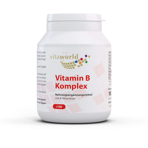 Vitaworld Vitamin B Komplex Kapseln, 100 St. Kapseln