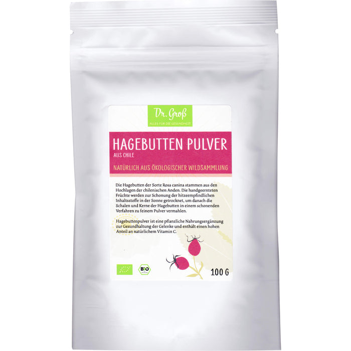 HAGEBUTTEN Pulver bio, 100 g PUL