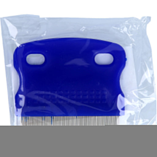 Nissenkamm Metall blauer Griff, 1 St 