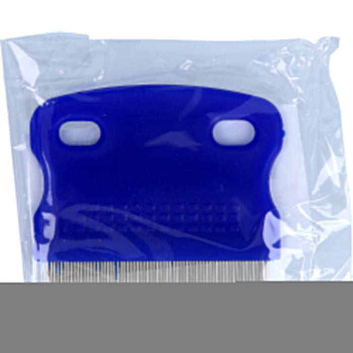 Nissenkamm Metall blauer Griff, 1 St 