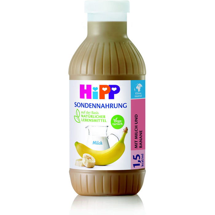 HiPP Sondennahrung Milch-Banane hochkalorisch, 12X500 ml FLU
