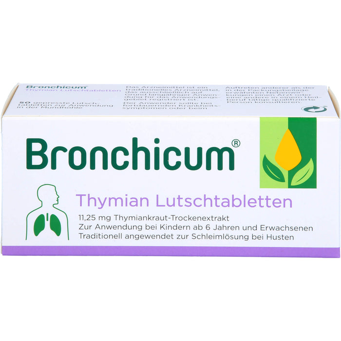 Bronchicum Thymian Lutschtabletten, 50 St. Tabletten