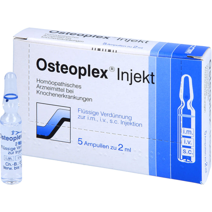 Osteoplex Injekt flüssige Verdünnung bei Knochenerkrankungen, 5 St. Ampullen