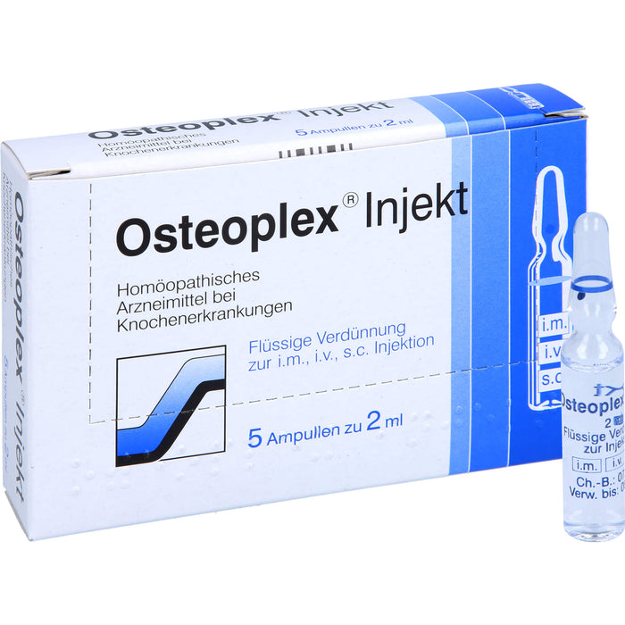 Osteoplex Injekt flüssige Verdünnung bei Knochenerkrankungen, 5 St. Ampullen
