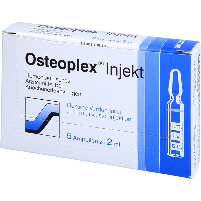 Osteoplex Injekt flüssige Verdünnung bei Knochenerkrankungen, 5 St. Ampullen
