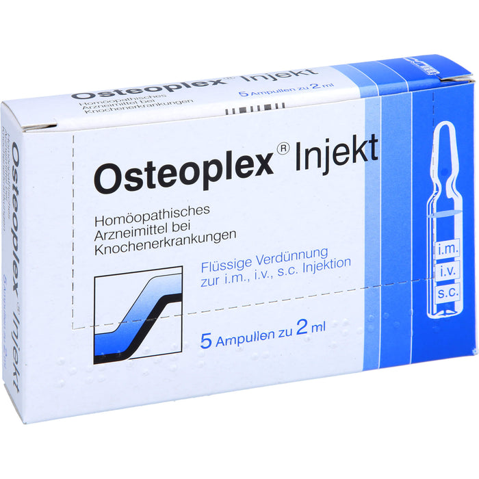 Osteoplex Injekt flüssige Verdünnung bei Knochenerkrankungen, 5 St. Ampullen