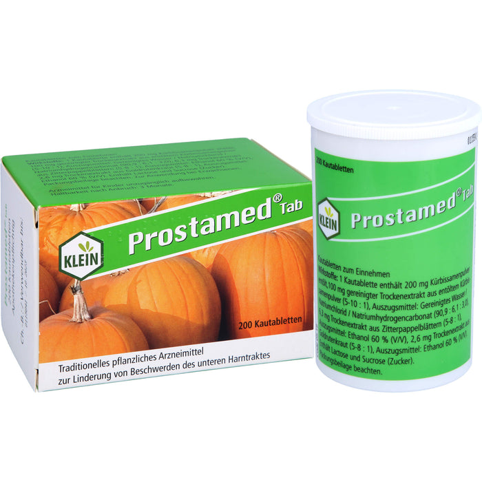 Prostamed Tab Kautabletten zur Linderung von Beschwerden des unteren Harntraktes, 200 St. Tabletten