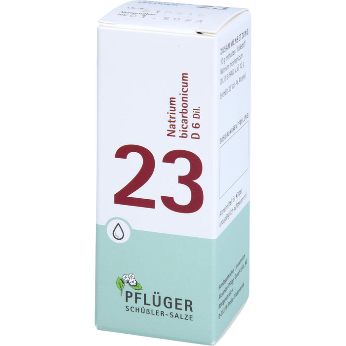 Pflüger Biochemie Nr.23 Natrium bicarbonicum D6 Dilution, 30 ml Lösung