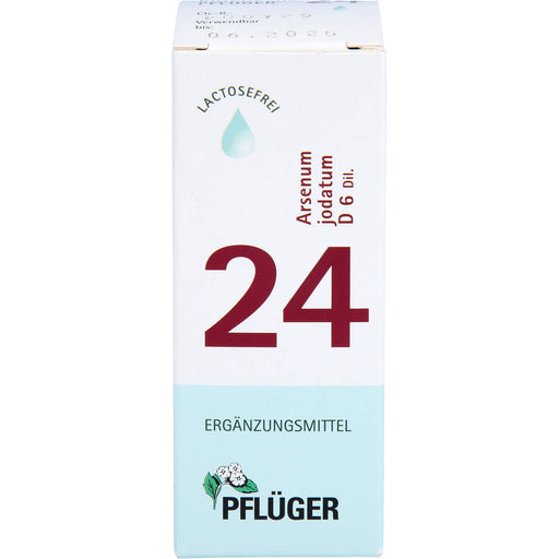 Pflüger Biochemie Nr.24 Arsenum jodatum D6 Dilution, 30 ml Lösung