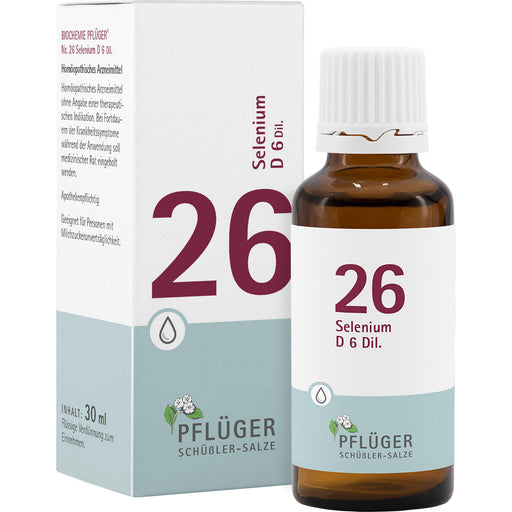 Biochemie Nr.26 Selenium D6 Pflüger Dil., 30 ml TRO