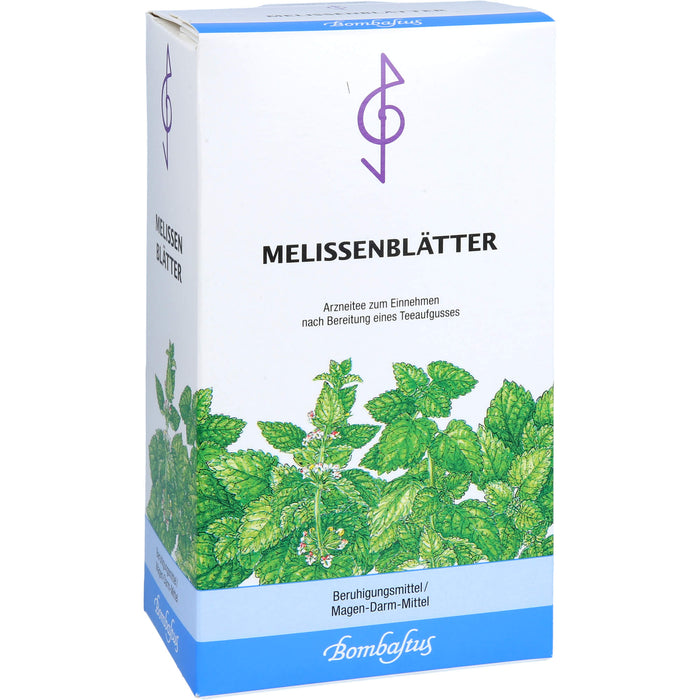 Bombastus Melissenblätter bei nervös bedingten Einschlafstörungen sowie funktionellen Magen-Darm-Beschwerden, 50 g Tee