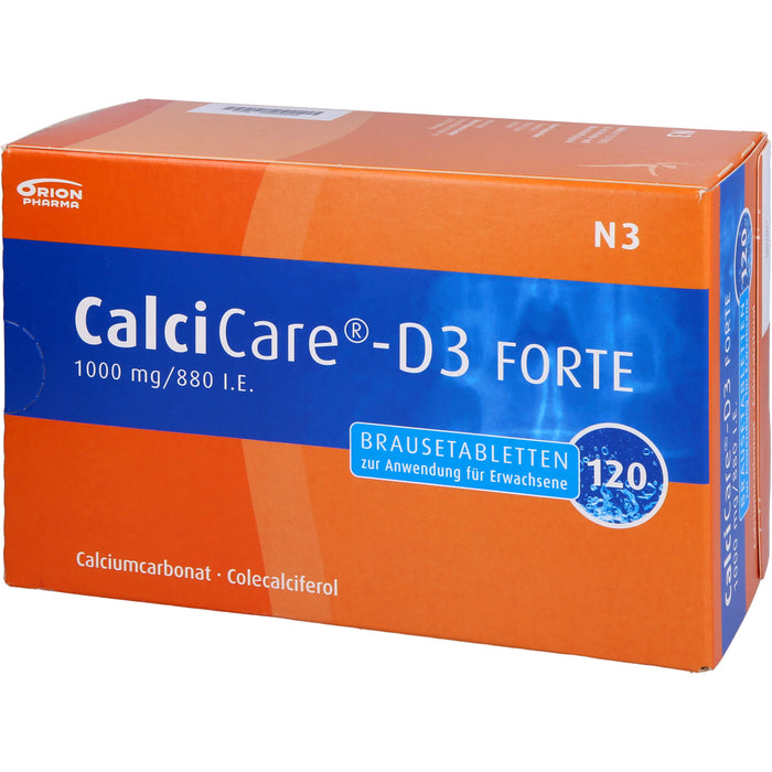 CalciCare-D3 Forte 1000 mg  / 880 I.E. Brausetabletten, 120 St. Tabletten