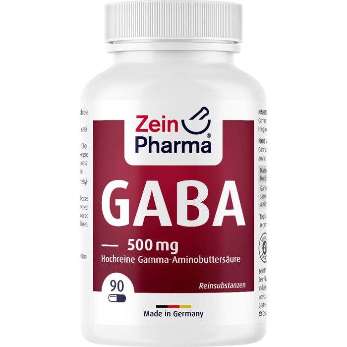 ZeinPharma GABA 500 mg Kapseln, 90 St. Kapseln