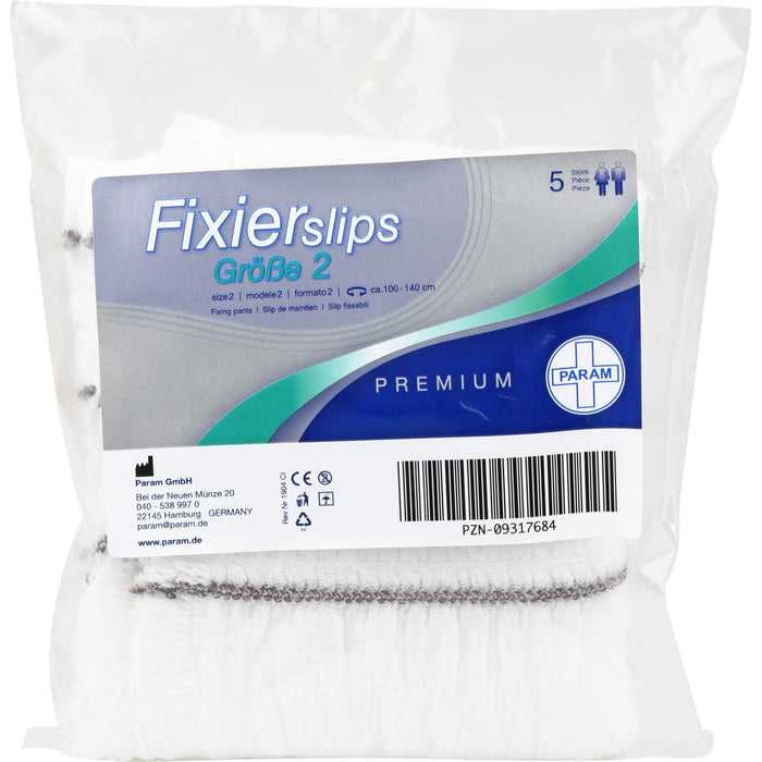 PARAM Fixierslips PREMIUM Gr.2 110-140cm, 5 St 
