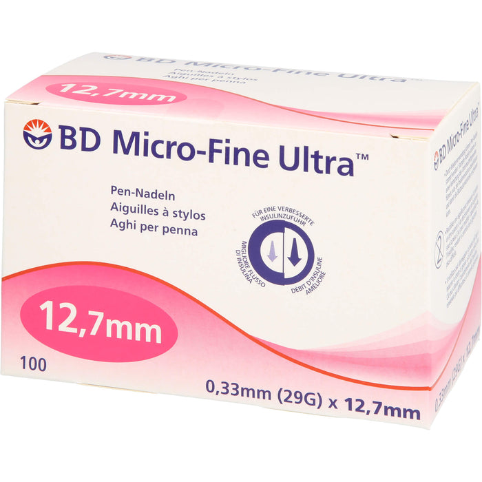 BD Micro-Fine Ultra Pen-Nadeln 0,33 x 12,7 mm, 100 St. Packung