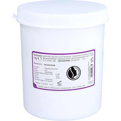Taoasis Basis Creme Natrue Biokosmetik, 1000 ml Creme