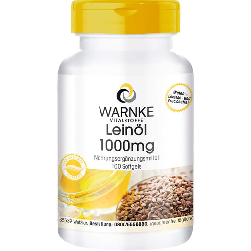 Leinöl 1000mg, 100 St 