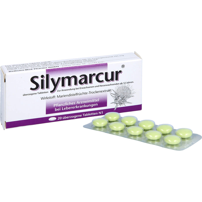 Silymarcur überzogene Tabletten, 20 St UTA