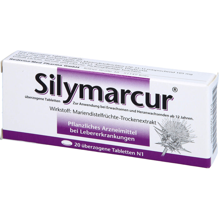 Silymarcur überzogene Tabletten, 20 St UTA