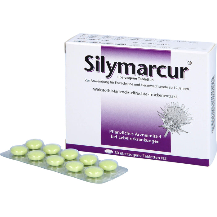 Silymarcur Tabletten bei Lebererkrankungen, 50 St. Tabletten