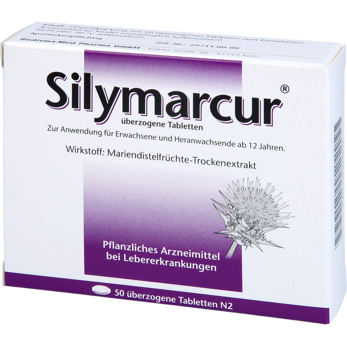 Silymarcur Tabletten bei Lebererkrankungen, 50 St. Tabletten