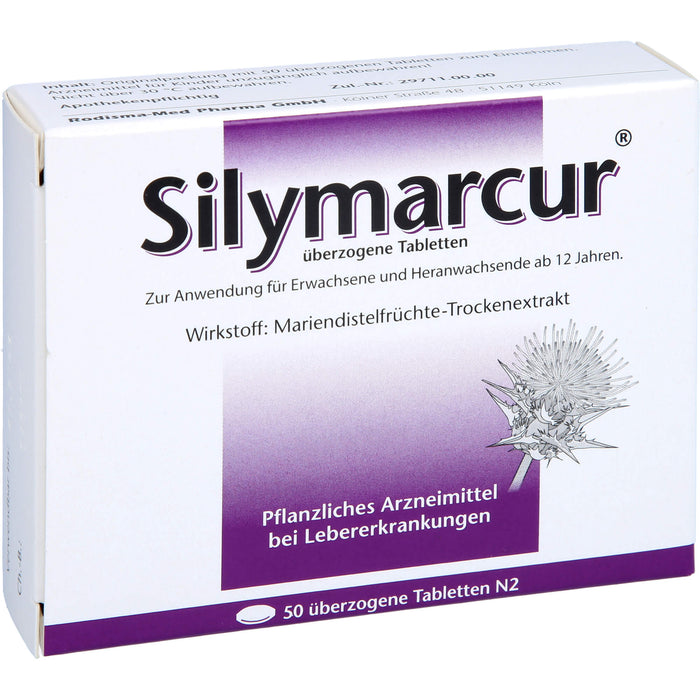 Silymarcur Tabletten bei Lebererkrankungen, 50 St. Tabletten
