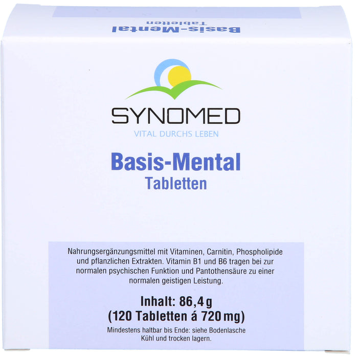 SYNOMED Basis-Mental Tabletten für  eine normale psychische Funktion, 120 St. Tabletten