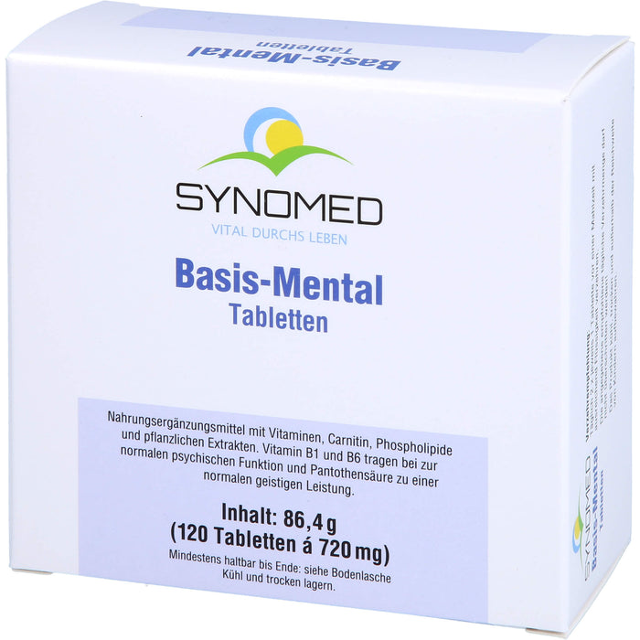 SYNOMED Basis-Mental Tabletten für  eine normale psychische Funktion, 120 St. Tabletten