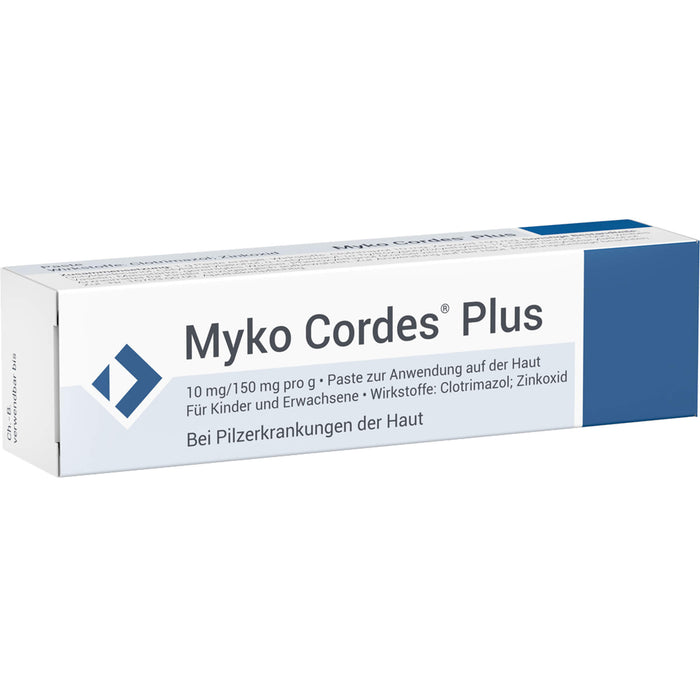 Myko Cordes Plus 10 mg/150 mg pro g Paste bei Pilzerkrankungen der Haut, 25 g Paste