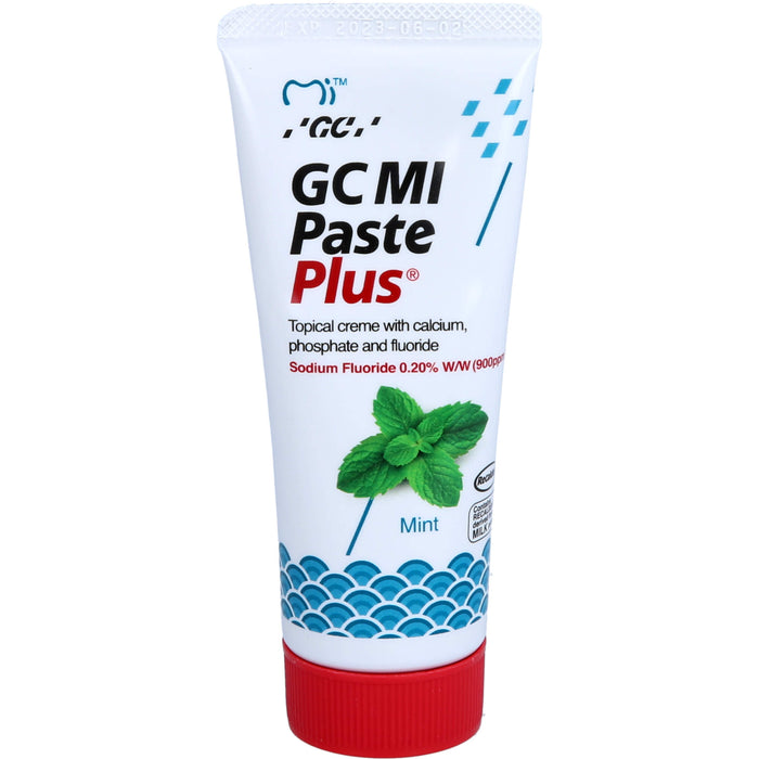 GC MI Paste plus Minze mit Calcium und Phosphat, 40 g Paste