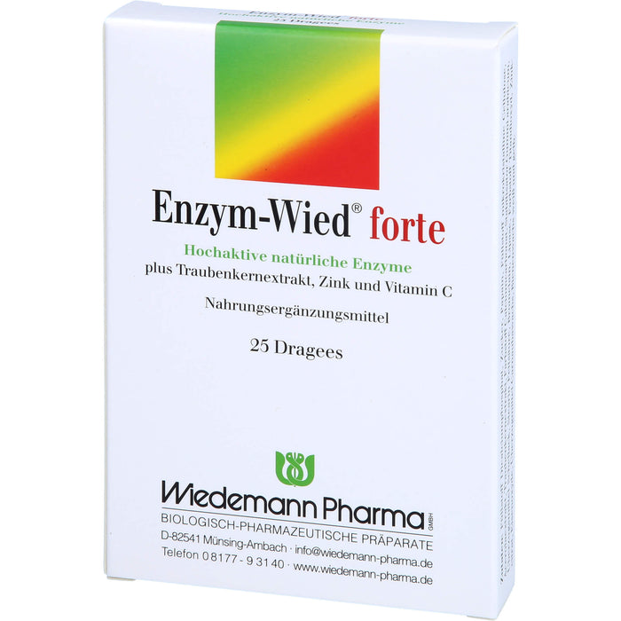 Enzym-Wied forte Dragees, 25 St. Tabletten