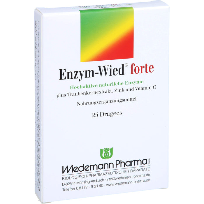Enzym-Wied forte Dragees, 25 St. Tabletten